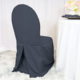 Polyester Banquet Chair Cover Pewter/Charcoal