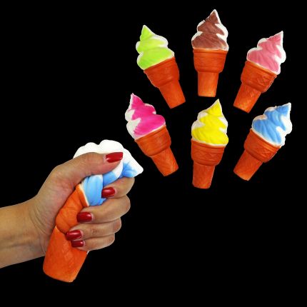 Scented Squishy Ice Cream Cone 6 inches Tall