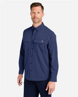 HUK® Men’s Long Sleeve Fishing Shirt with Pockets UPF 30+ Sun Protection & Ventilated Design