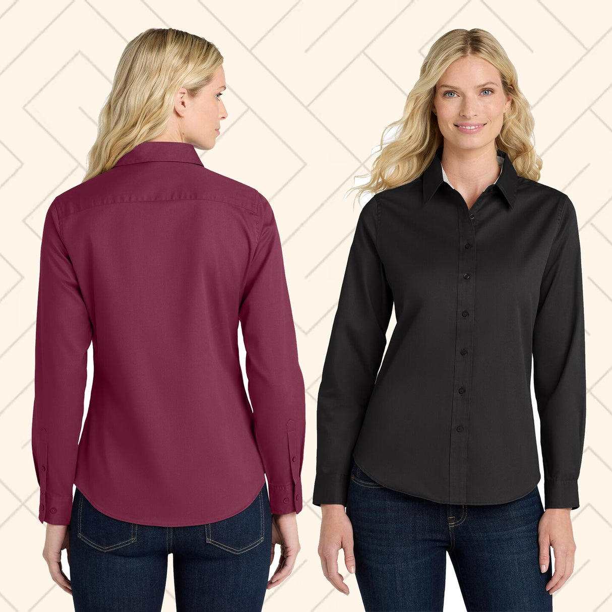 Port Authority® Women's Long Sleeve Easy Care Shirt