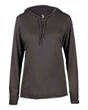 Camiseta B-Core con capucha y manga larga para mujer