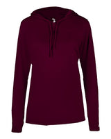 Badger Women's B-Core Long Sleeve Hooded T-Shirt