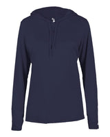Badger Women's B-Core Long Sleeve Hooded T-Shirt