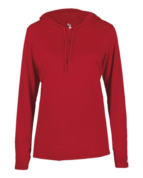 Badger Women's B-Core Long Sleeve Hooded T-Shirt