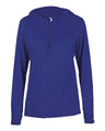 Badger Women's B-Core Long Sleeve Hooded T-Shirt