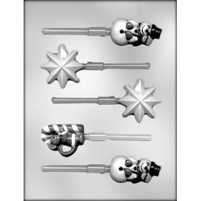 Christmas Sucker Assortment Chocolate Mold