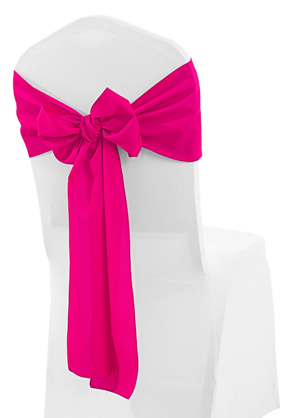 Polyester Chair Sash Sample Fuchsia