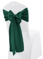 Polyester Chair Sash Sample 8x108 Hunter Green/Holly Green