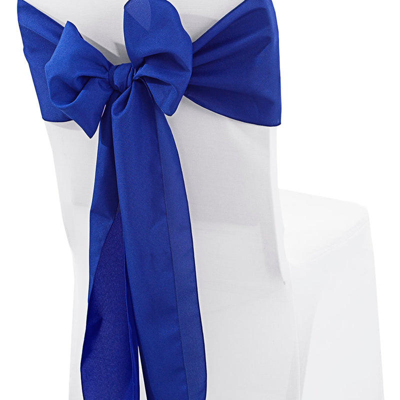 Polyester Chair Sash Sample Royal Blue