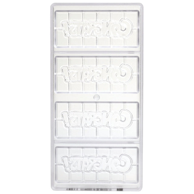 Chocolate World Clear Polycarbonate Chocolate Mold, Congrats