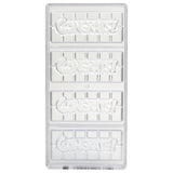 Chocolate World Clear Polycarbonate Chocolate Mold, Congrats
