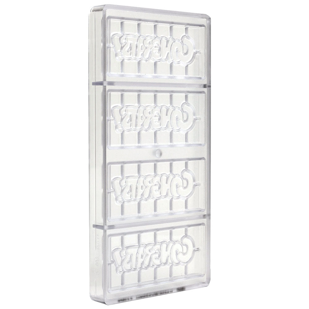 Chocolate World Clear Polycarbonate Chocolate Mold, Congrats