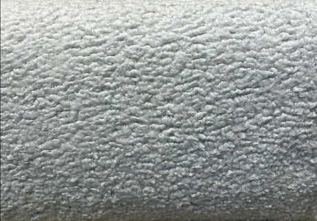Italian Faux Sheepskin Boucle Upholstery Fabric - Silver, 60" Width (1 Yard)