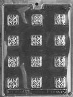 Squares with Bows Presents Chocolate Mold - LPAO073