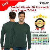 Next Level® Sueded Classic Fit Crewneck Long Sleeve T-Shirt