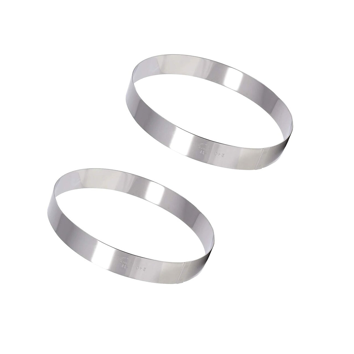 Round Stainless Steel Pastry Ring 4.25" Diameter