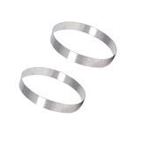 Round Stainless Steel Pastry Ring 4.25" Diameter