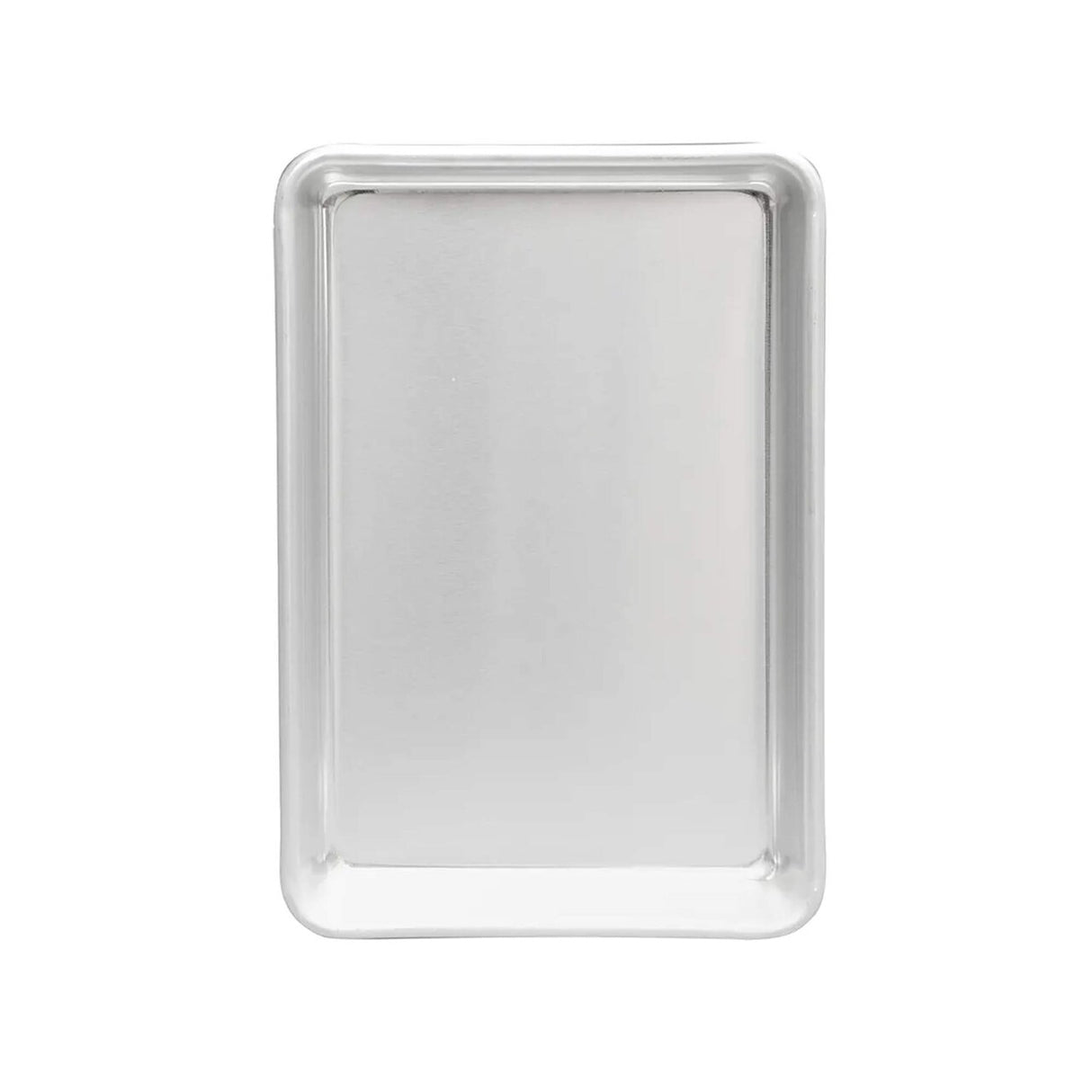 Eighth Size Sheet Pan 16 Gauge Aluminum Natural Finish 9.5" L x 6.5" W x 1" H