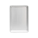 Eighth Size Sheet Pan 16 Gauge Aluminum Natural Finish 9.5" L x 6.5" W x 1" H