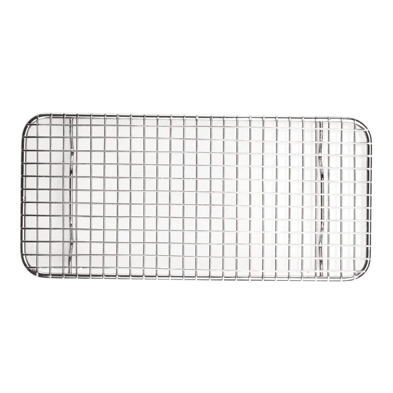 Stainless Steel Wire Pan Grate 5 x 10.5 Third Size