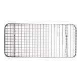 Stainless Steel Wire Pan Grate 5 x 10.5 Third Size