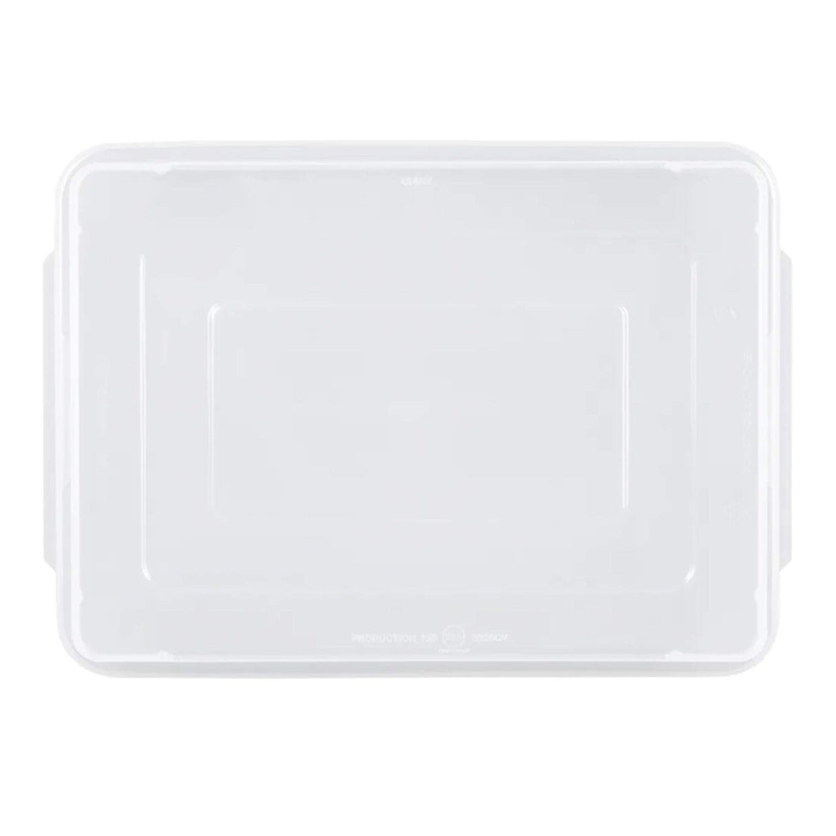 Quarter-Size Sheet Pan Cover 13¾" x 9¾" x 1" Clear Polypropylene Snap On Fit