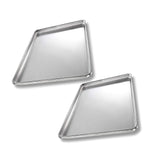 18" x 13" x 1" Half Size Bun Pan 18 Gauge Aluminum StayFlat Concave Bottom