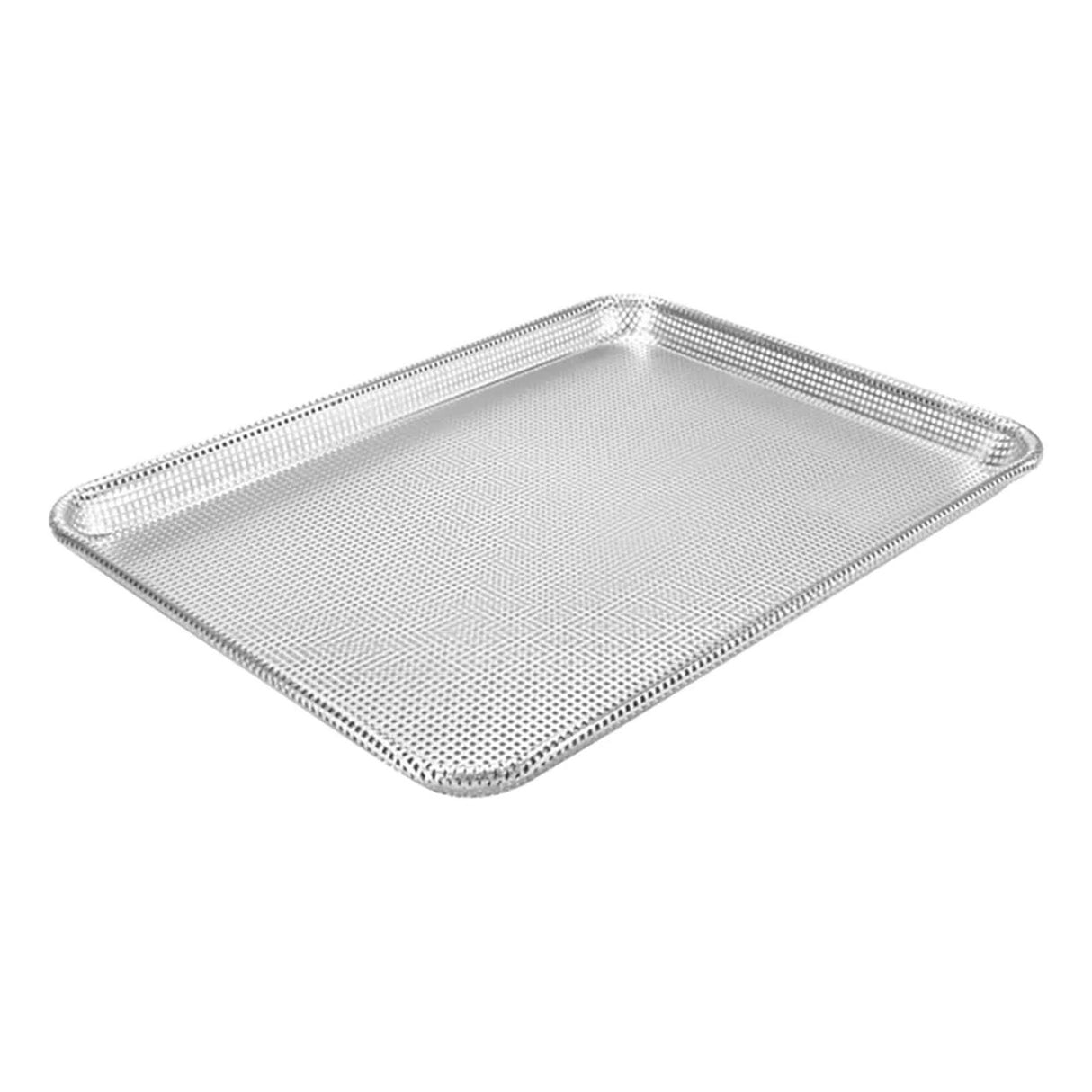 13" x 18" Half Size Perforated Sheet Pan 16 Gauge Aluminum Glazed Surface