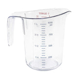 1 Qt Measuring Cup Clear Polycarbonate Stackable Design