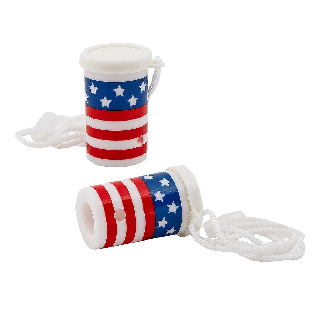 2 1/4" Patriotic Red, White & Blue Air Blaster Toys 12 Pc.