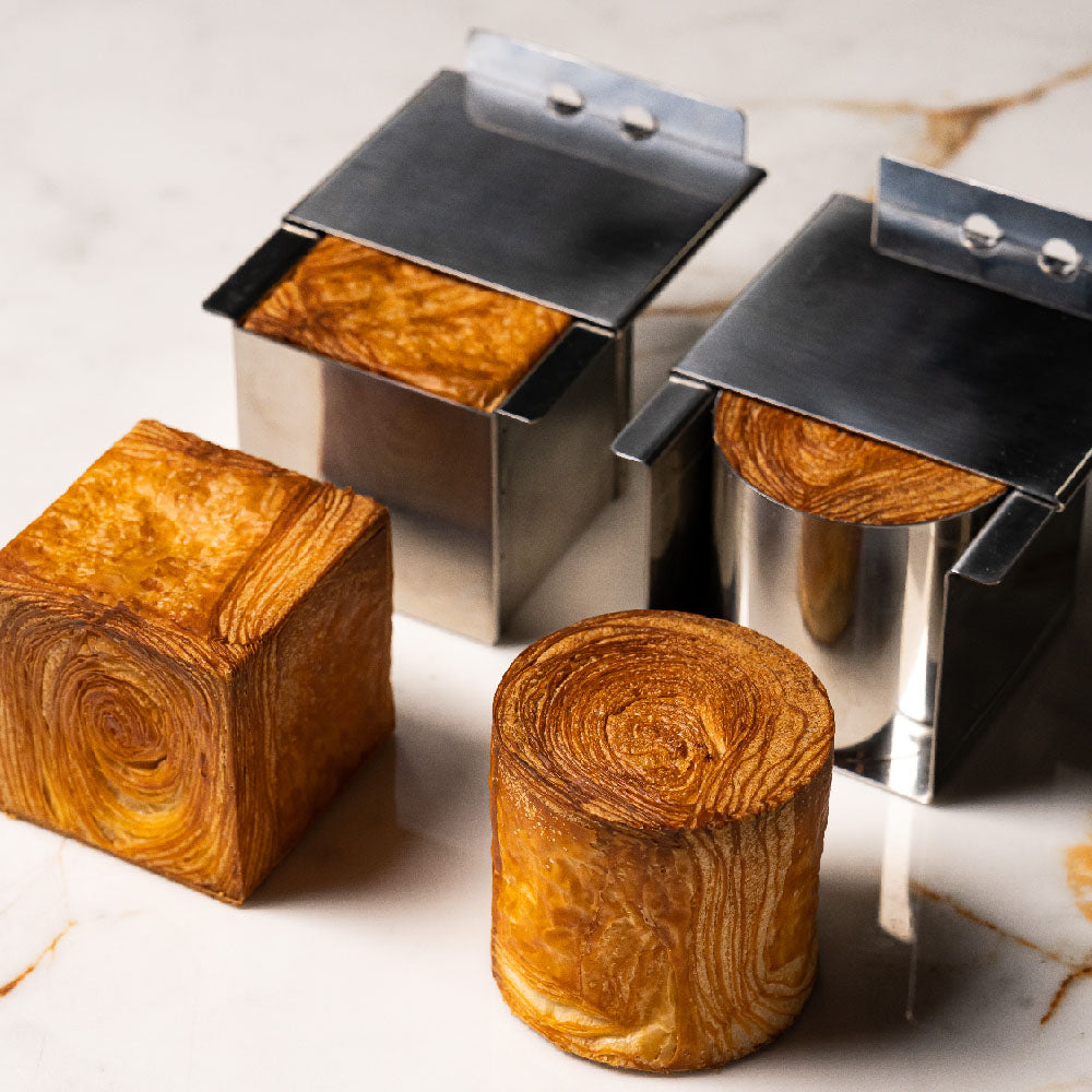 Pavoni Stainless Steel Cube Croissant Mold
