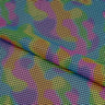 Foil Spandex Fabric Black/Fluorescent