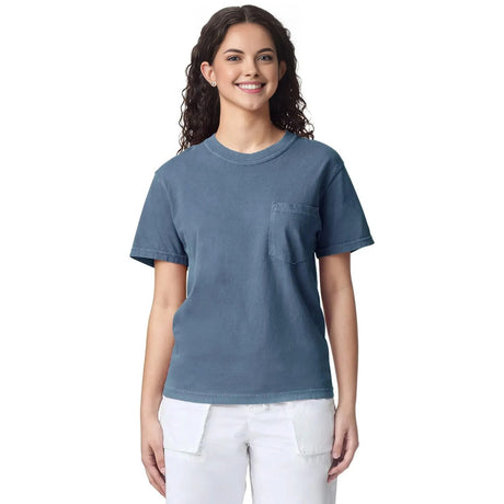 Comfort Colors® Garment-Dyed Heavyweight Pocket Crewneck Short Sleeve T-Shirt