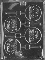 It's A Girl Lolly Chocolate Mold