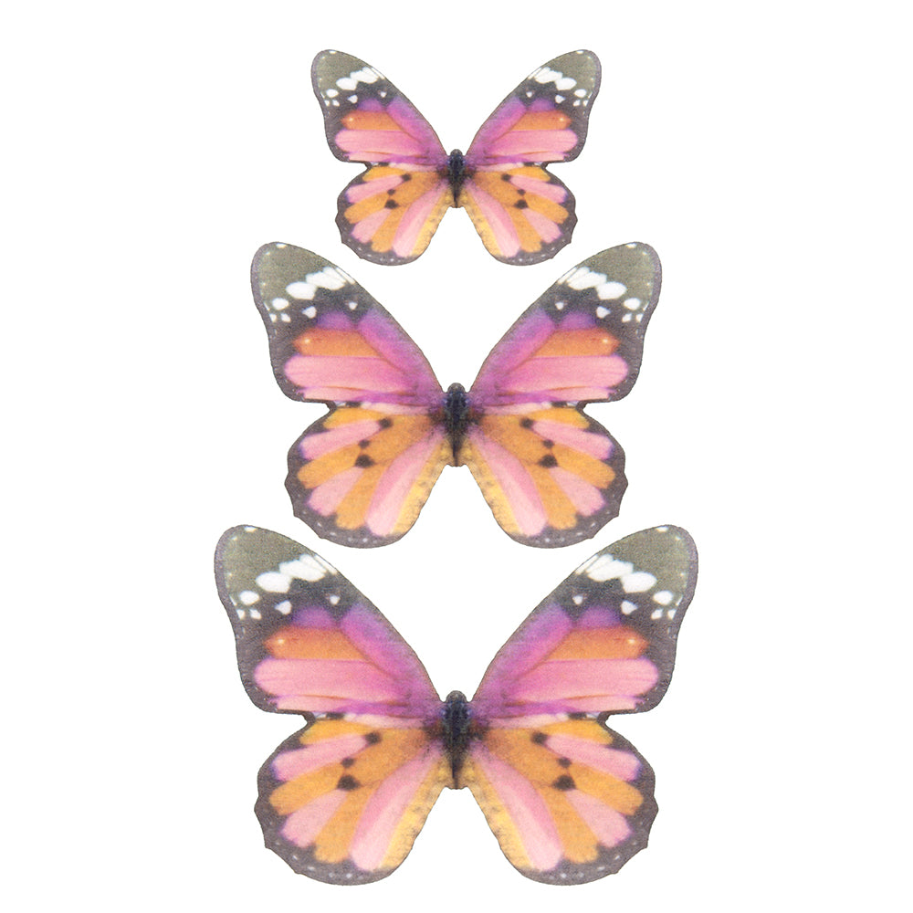 Crystal Candy 'Be Beautiful' Edible Butterflies - Pack of 19