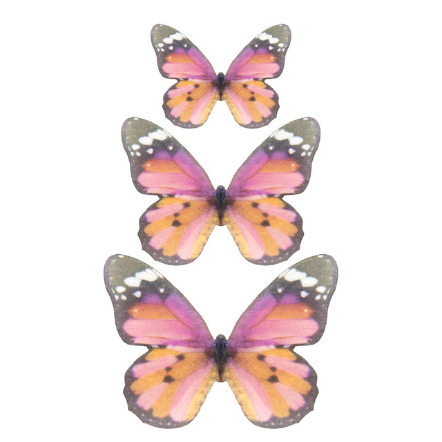 Crystal Candy 'Be Beautiful' Edible Butterflies - Pack of 19