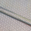 Geometric Foiled Spandex Fabric - Black/Silver Dizzy, 54" Width (1 Yard)