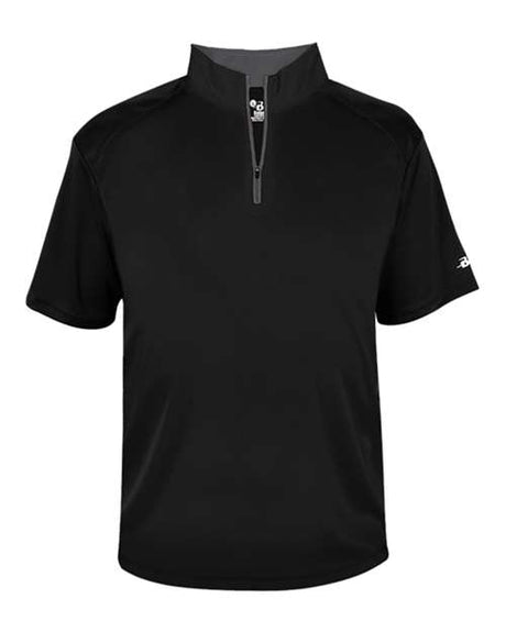 Badger Men's B-Core Short Sleeve Quarter-Zip