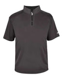 Badger Men's B-Core Short Sleeve Quarter-Zip