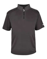 Badger Men's B-Core Short Sleeve Quarter-Zip