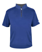Badger Men's B-Core Short Sleeve Quarter-Zip