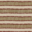 Inca Trail Cotton Upholstery Fabric - Cinnabar Rust Red, Stripe, Texture, Chevron, 54" Width (1 Yard)