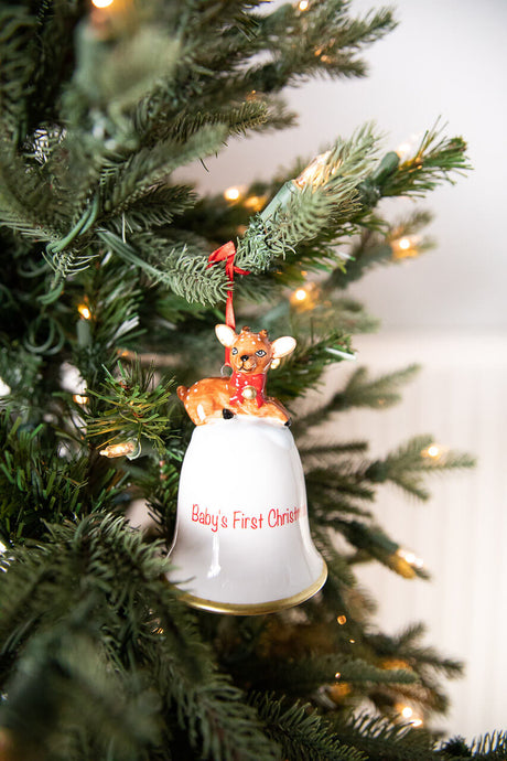 Dolomite Baby’s First Christmas Bell Ornament