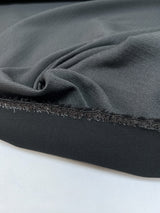 Wool Blend Woven Gray Fabric