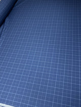 Polyester Twill Checked Fabric