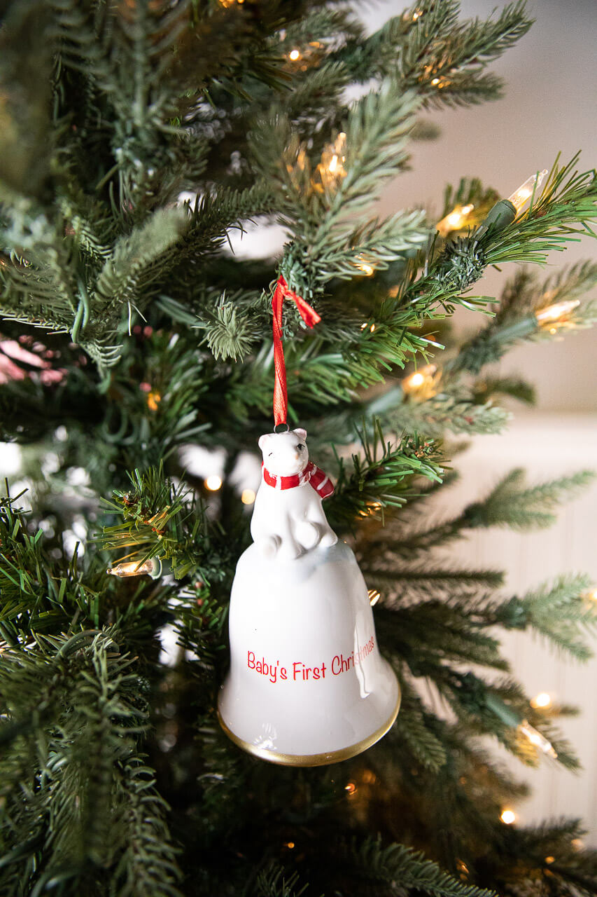 Dolomite Baby’s First Christmas Bell Ornament