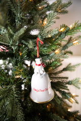 Dolomite Baby’s First Christmas Bell Ornament