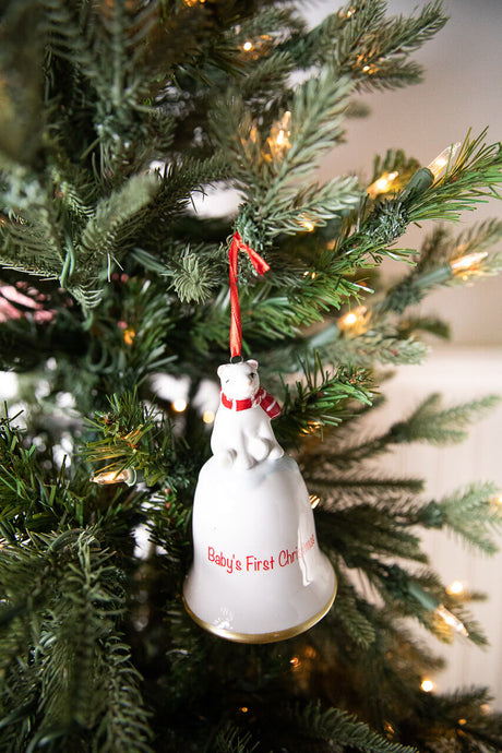 Dolomite Baby’s First Christmas Bell Ornament