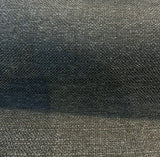 Sampson Chenille Polypropylene Fabric - Black Noir Solid Upholstery, 58" Width (1 Yard)