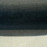 Sampson Chenille Polypropylene Fabric - Black Noir Solid Upholstery, 58" Width (1 Yard)